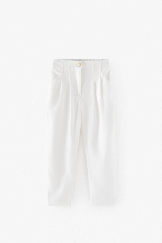 SLOUCHY LINEN TROUSERS