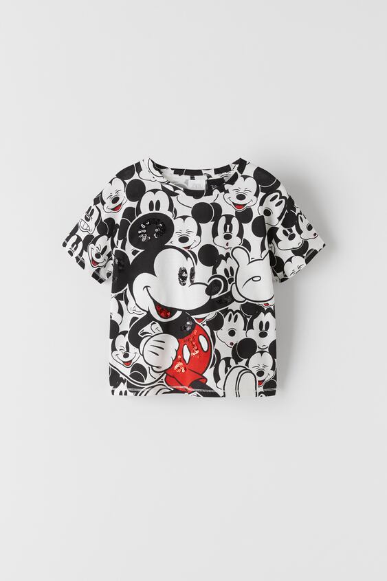 MICKEY MOUSE © DISNEY T-SHIRT WITH SEQUINS