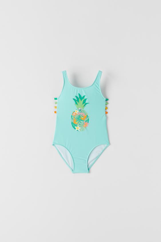 PINEAPPLE PRINT SWIMSUIT