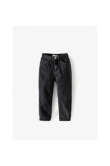 BLACK MOM FIT JEANS