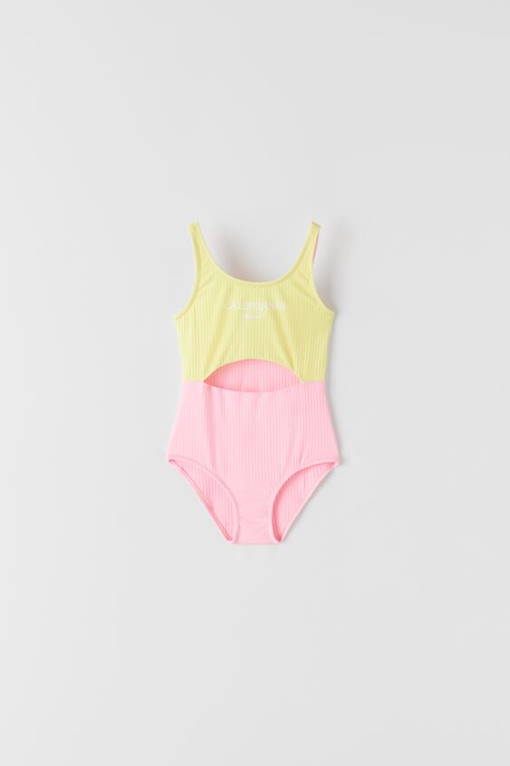 CUT-OUT CALIFORNIA SWIMSUIT