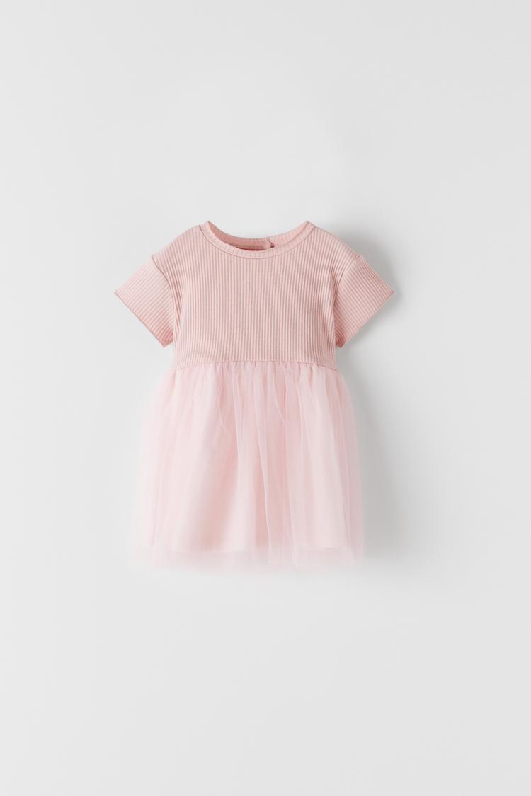 Contrast Tulle Dress Zara Australia