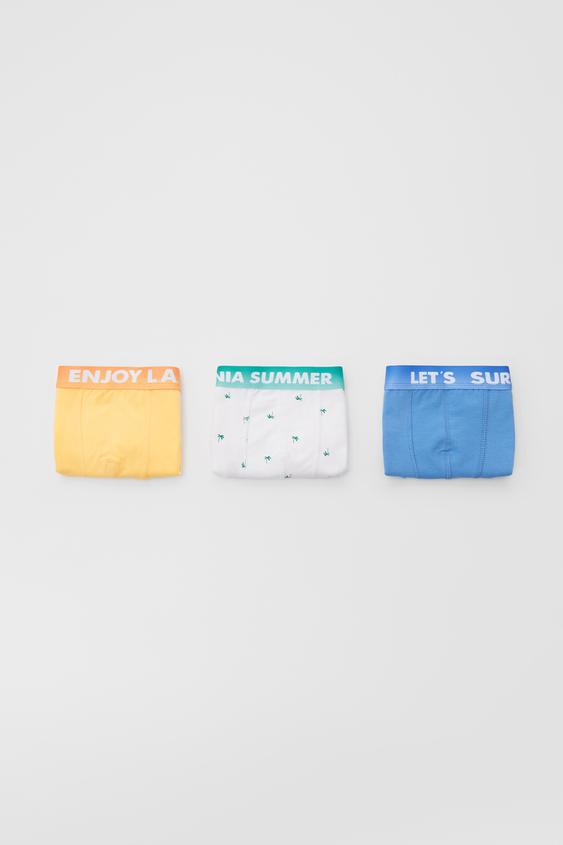THREE-PACK OF OMBRÉ BOXERS
