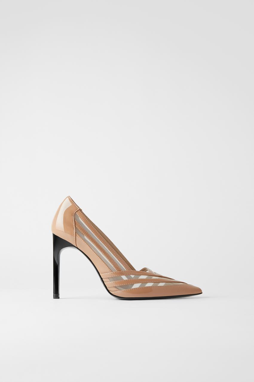 Zapatos de Zara al 50% de descuento para lucir este verano 7 Merca2.es Imagen 2 de ZAPATO TACÓN REJILLA de Zara