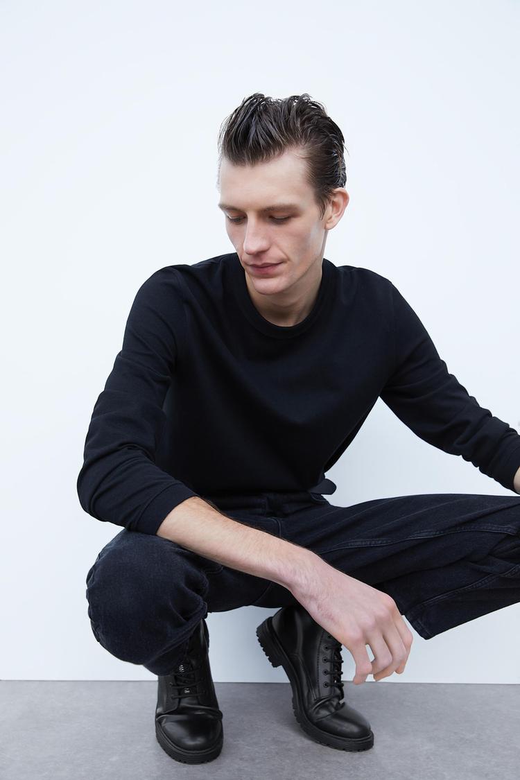 male black combat boots