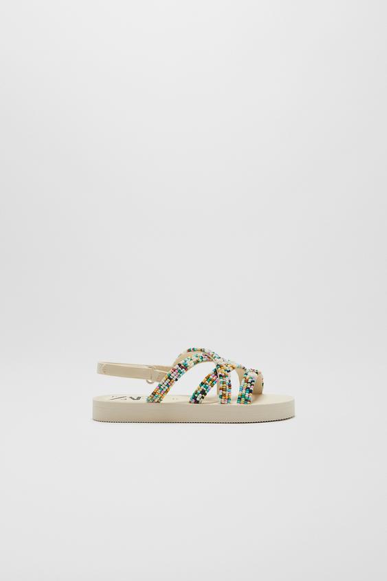 BEADED SANDALS