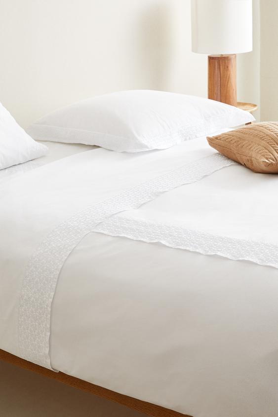 Duvet Cover With Shiny Embroidery Zara United Kingdom