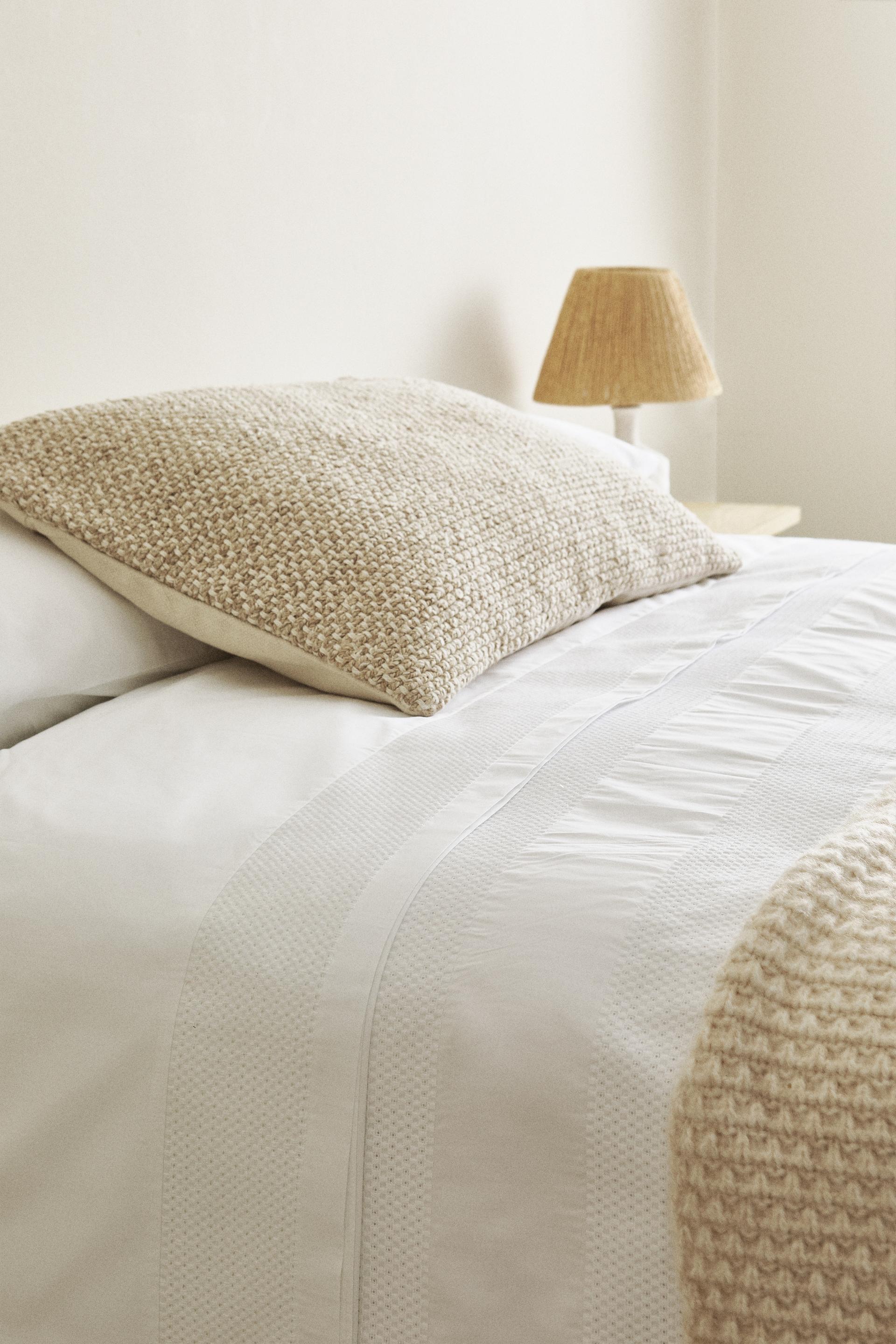 Geometric Embroidered Duvet Cover Zara United Kingdom