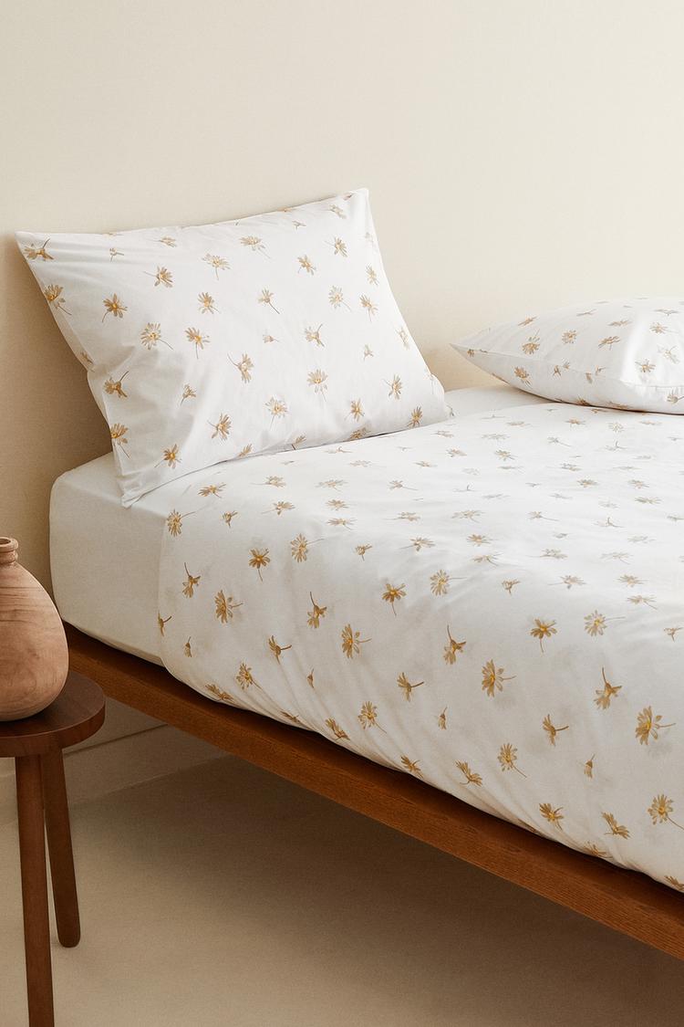 Daisy Print Duvet Cover Zara United Kingdom