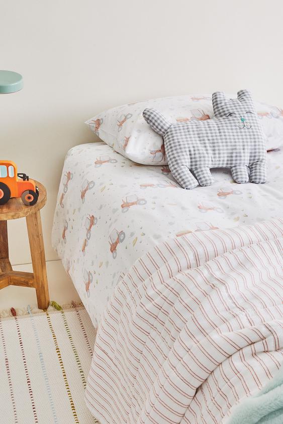 Tractor Print Duvet Cover Zara United Kingdom