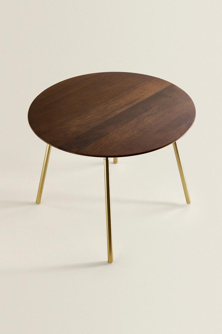 Round Wooden Table Zara United Kingdom