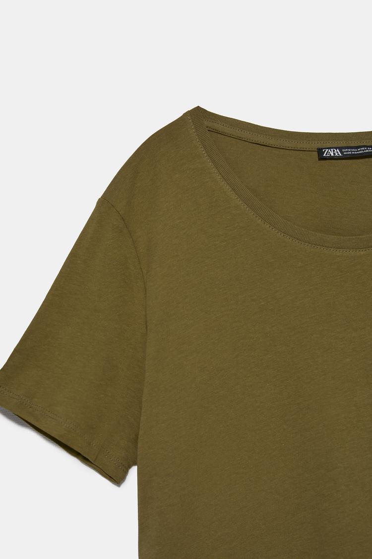 Basic Asymmetrical T Shirt Zara Australia
