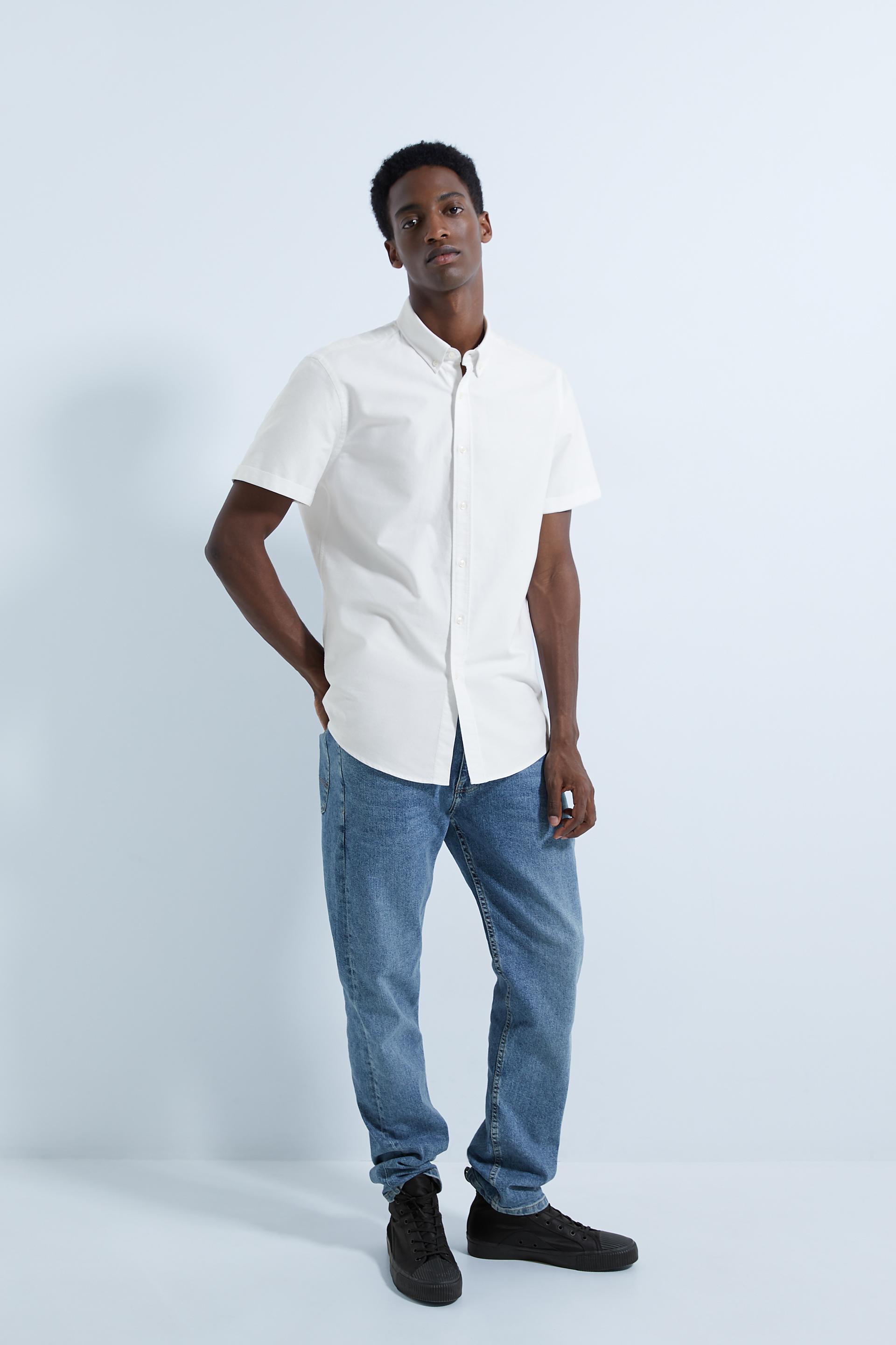Comfort Textured Oxford Shirt Zara Turkey