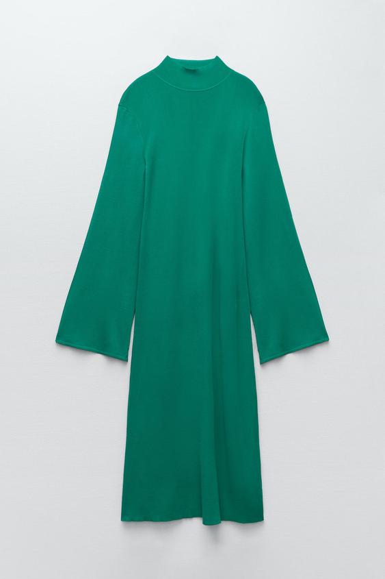 zara long sleeve dress