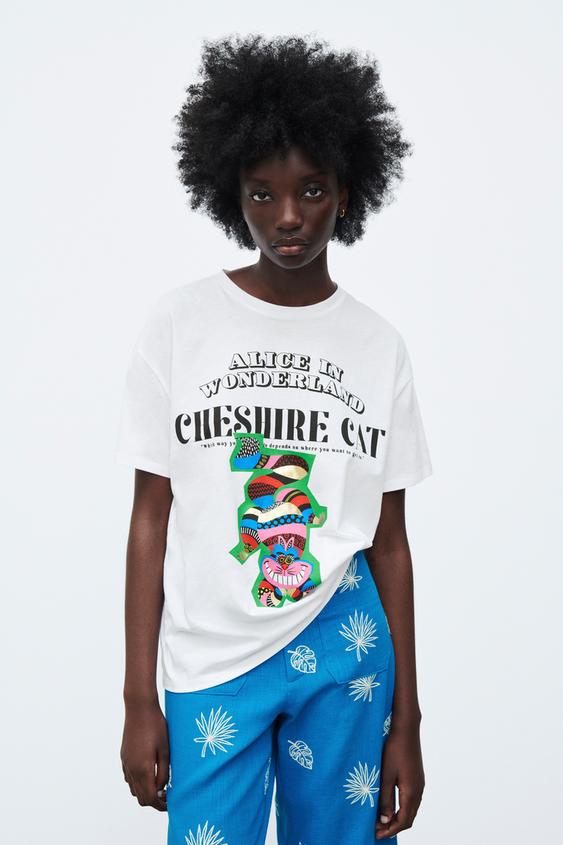 ディズニープリントtシャツ ホワイト Zara Japan 日本 ディズニープリントtシャツ ホワイト Zara Japan 日本