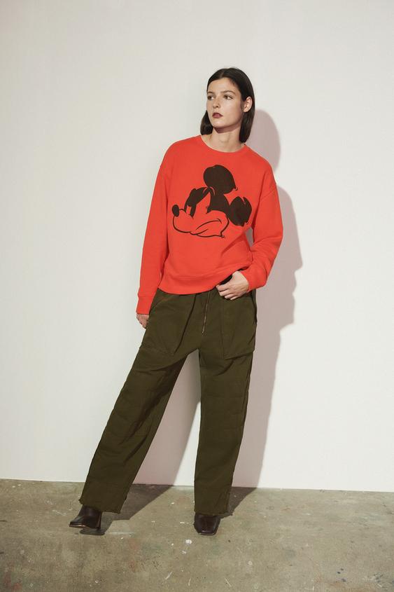 zara mickey sweatshirt