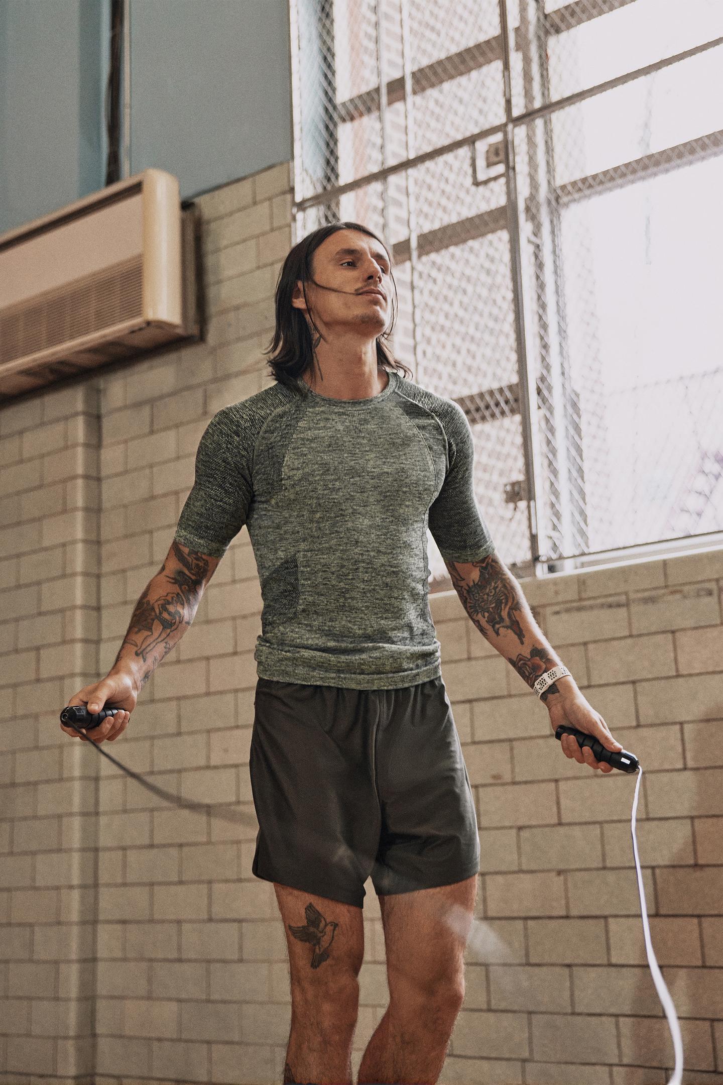 CAMISETA SEAMLESS MANGA CORTA