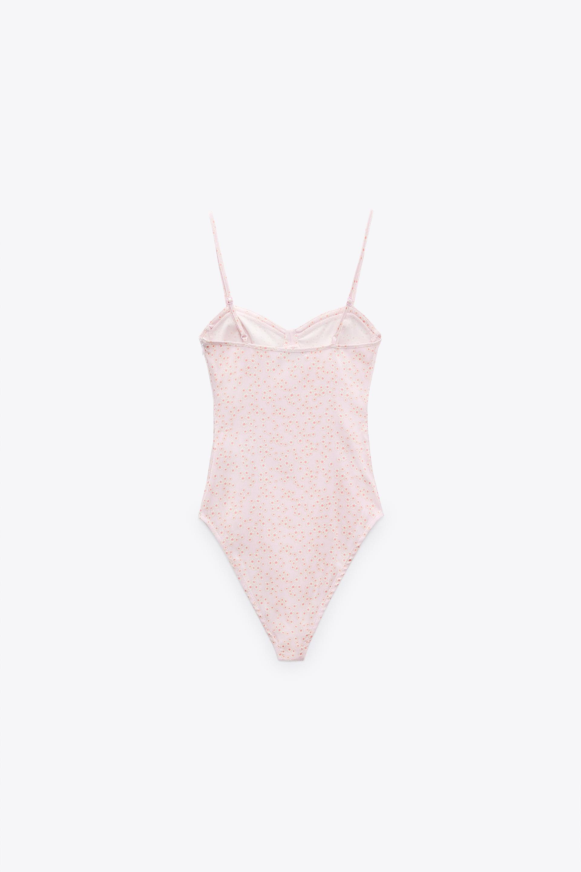 Corsetry Inspired Satin Bodysuit Pale Pink Zara Ireland Corsetry Inspired Satin Bodysuit Pale Pink Zara Ireland