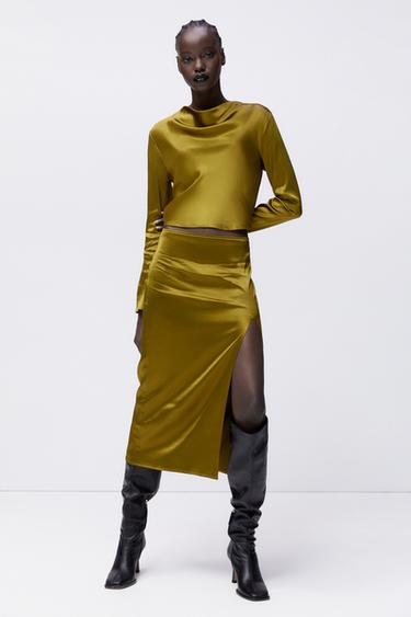 Faldas satinadas de mujer | ZARA Argentina