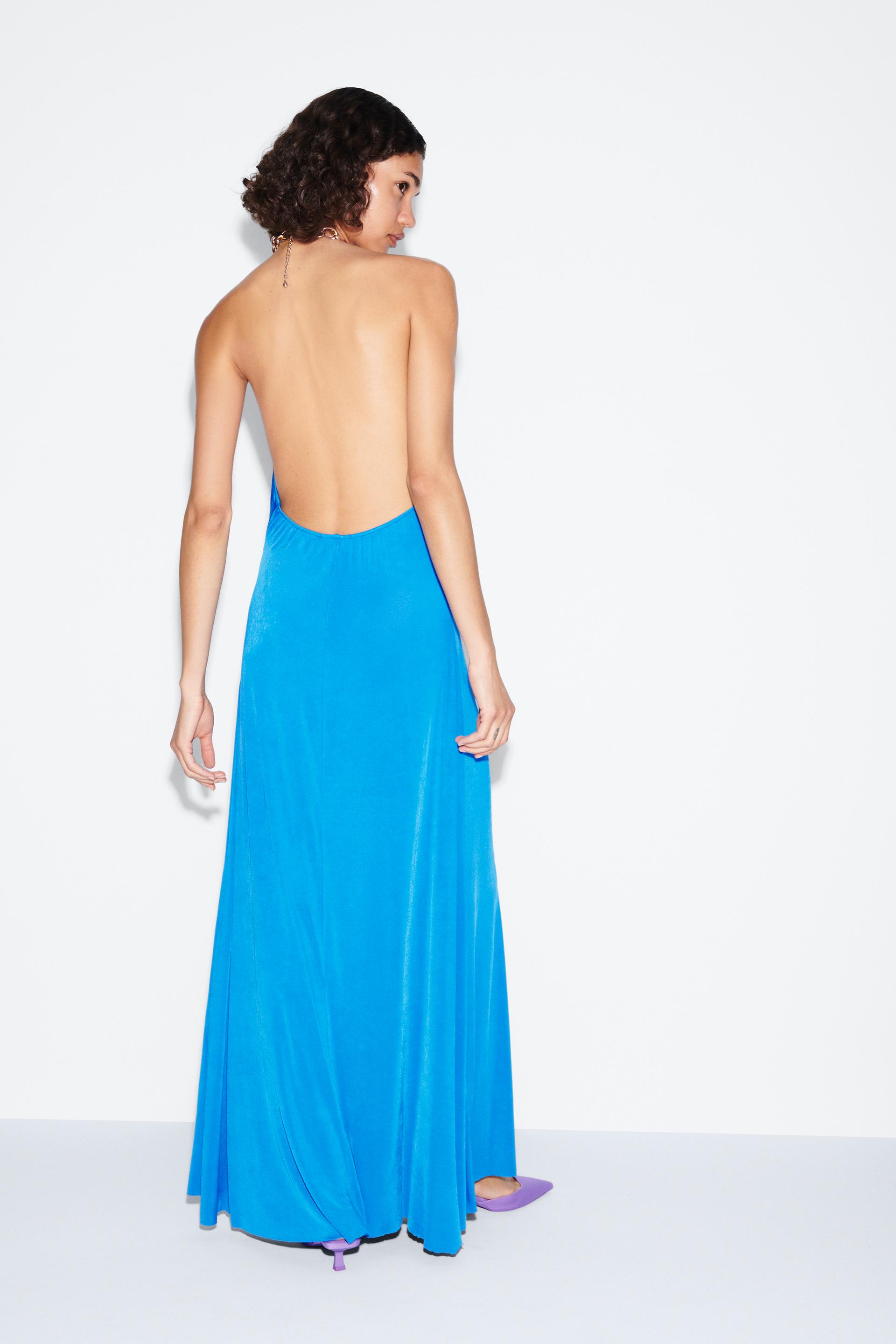 Zara chain halter dress Clearance