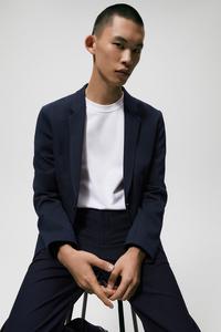 zara basic blazer mens