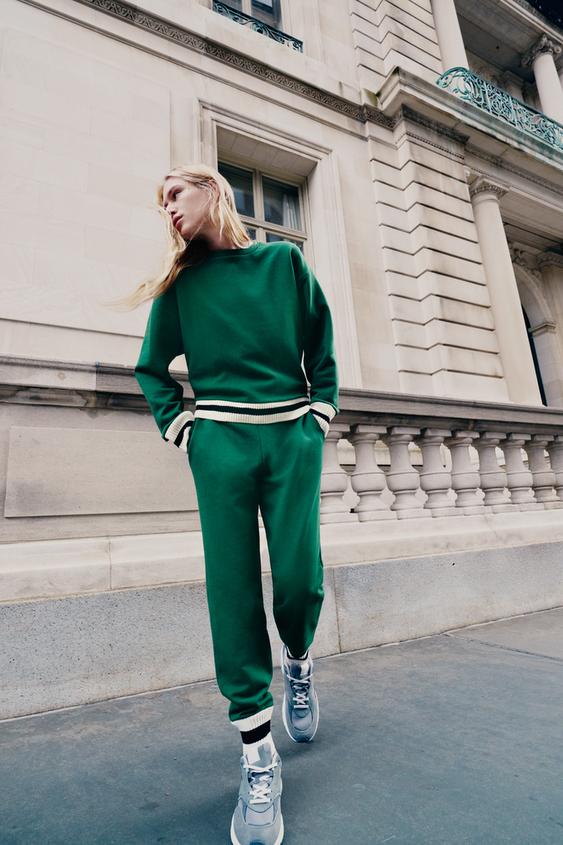 zara jogging trousers