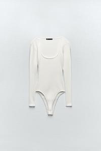 Zara ribbed bodysuit clearance