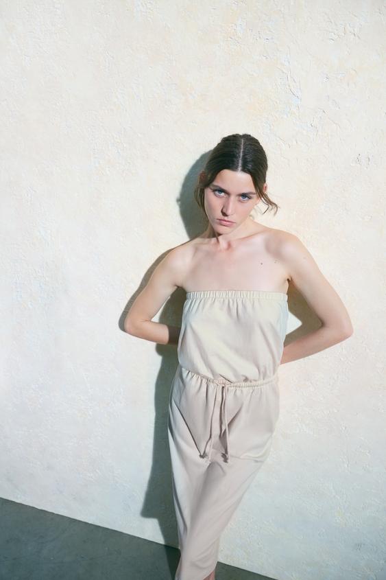 コットン ワンピース サンド Zara Japan 日本 コットン ワンピース サンド Zara Japan 日本