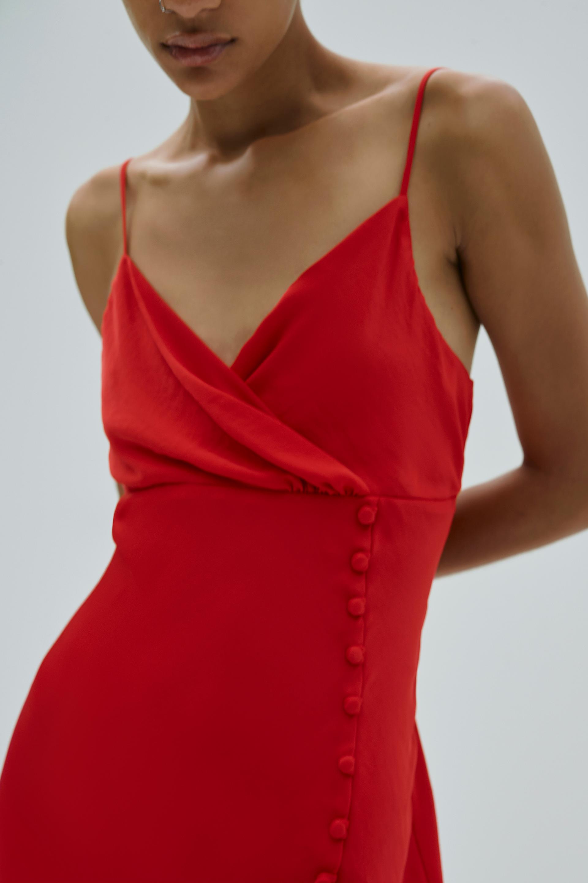 サテン地キャミソールワンピース Zara Japan 日本 サテン地キャミソールワンピース Zara Japan 日本