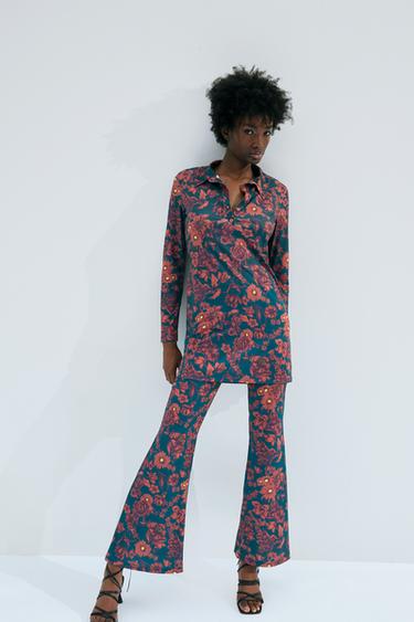 Pantalones Flare de Mujer | ZARA Perú