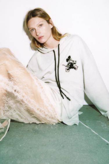 outrageous mood moletom com capuz zara