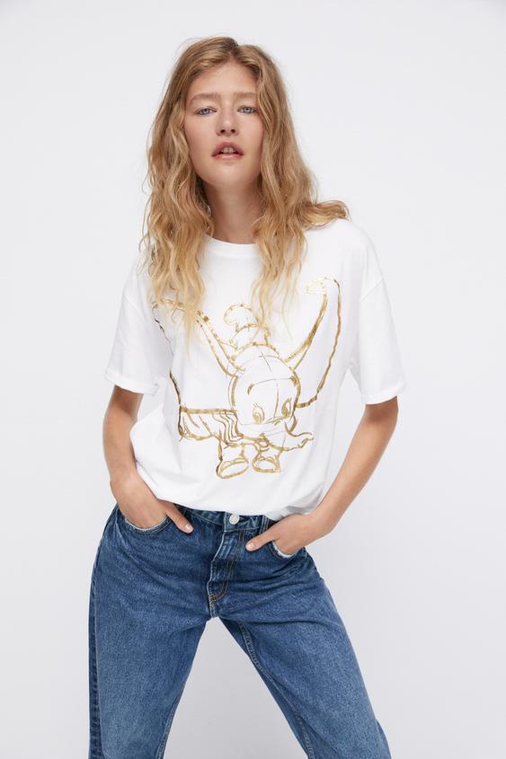 ディズニープリントtシャツ ホワイト Zara Japan 日本 ディズニープリントtシャツ ホワイト Zara Japan 日本