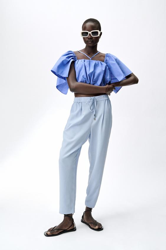 パジャマ風パンツ Zara Japan 日本 パジャマ風パンツ Zara Japan 日本