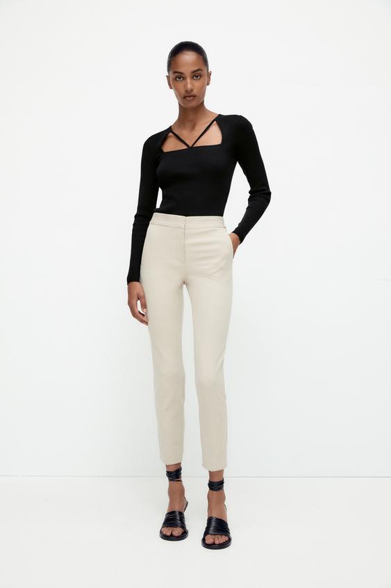 Cigarette trousers zara Clearance