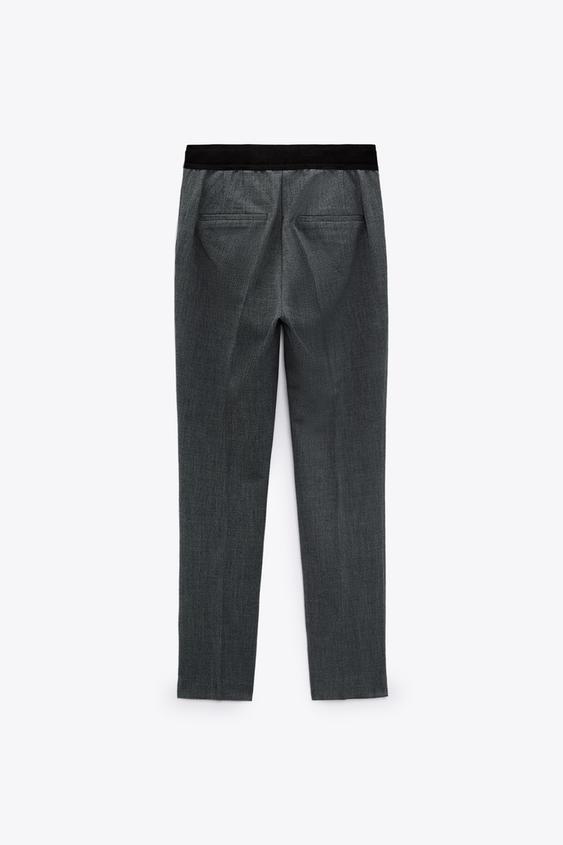 JOGGER WAIST TROUSERS - Navy blue 