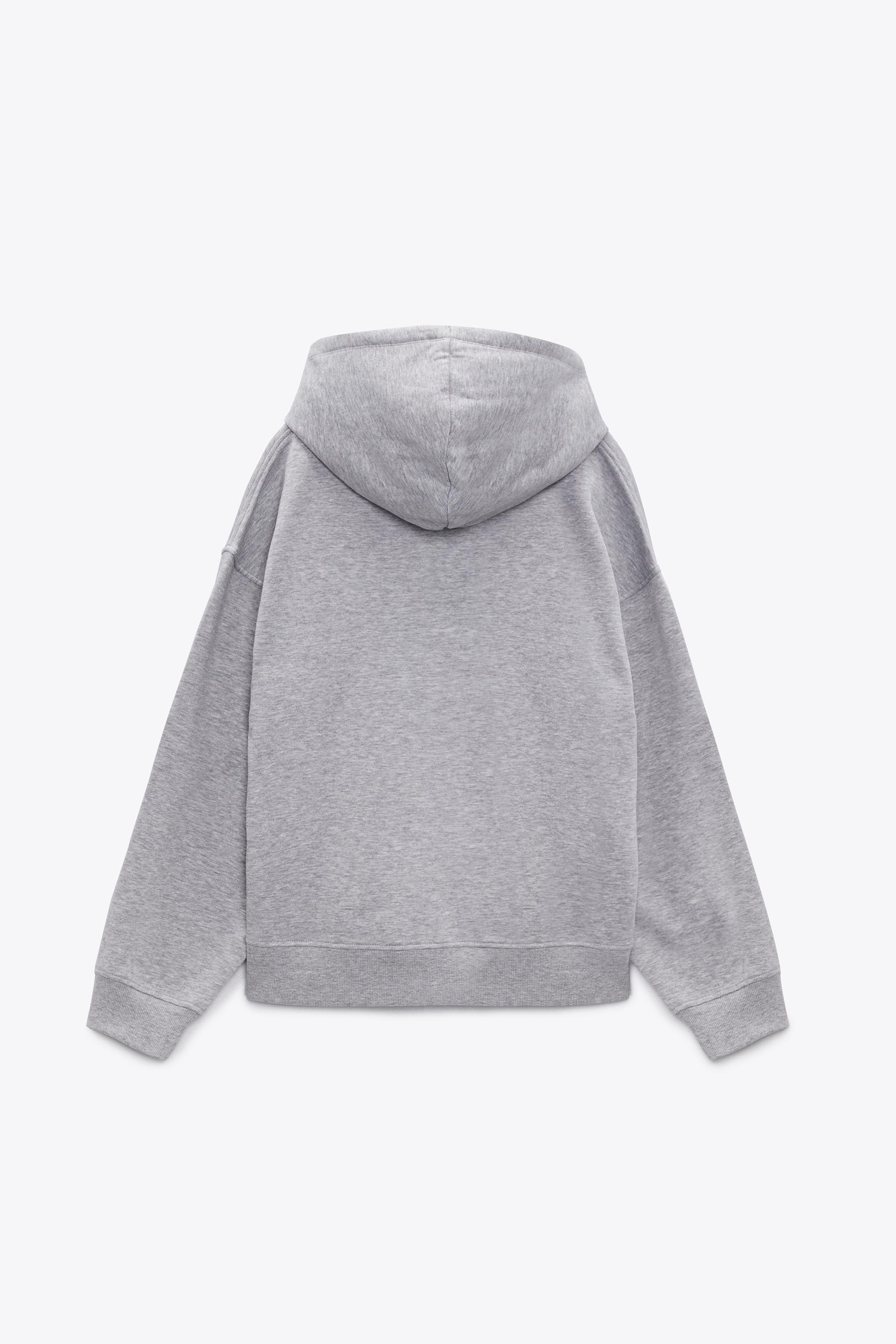 zara moletom com capuzs men