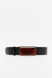 Zara embossed leather belt Clearance