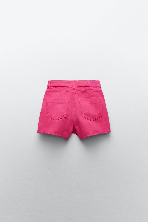 FALDA PANTALÓN BOTONES - Fucsia | ZARA Chile