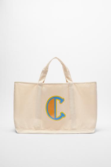 Zara beach tote bag clearance
