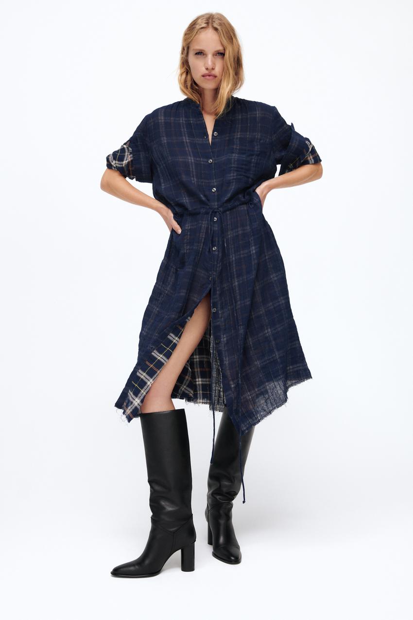 Podoba 0 od OVERSIZE KARIRASTA OBLEKA iz Zare