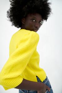 Cardigan amarillo zara clearance