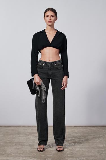 Vaqueros Tiro Medio de Mujer | ZARA Chile