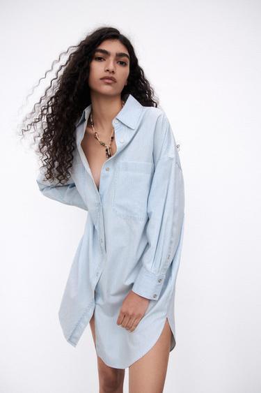 zara chemise robe