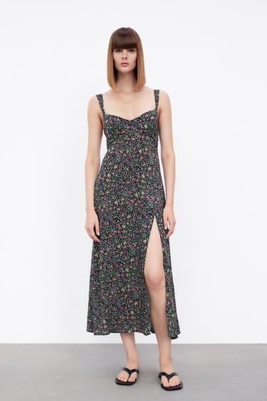 花柄ワンピース レディース 最新コレクション Zara 日本 花柄ワンピース レディース 最新コレクション Zara 日本