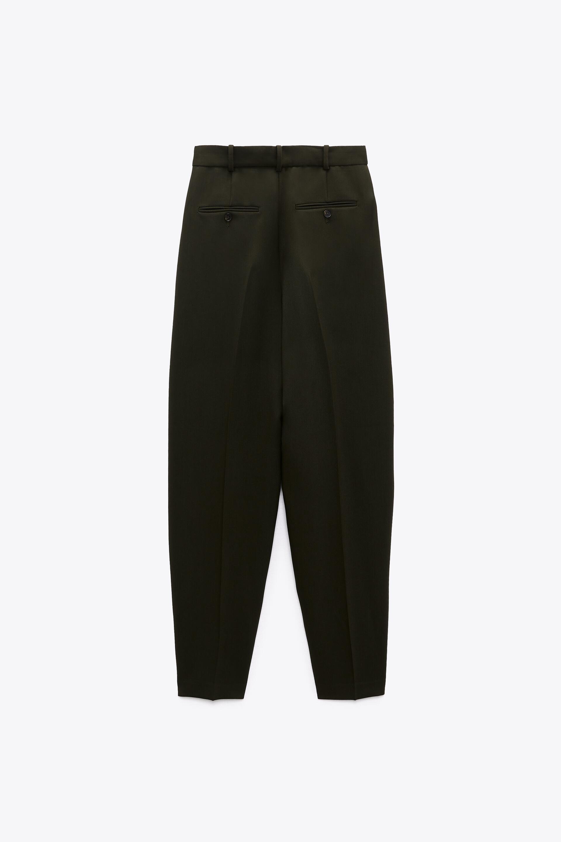 Zara dad pants grey clearance