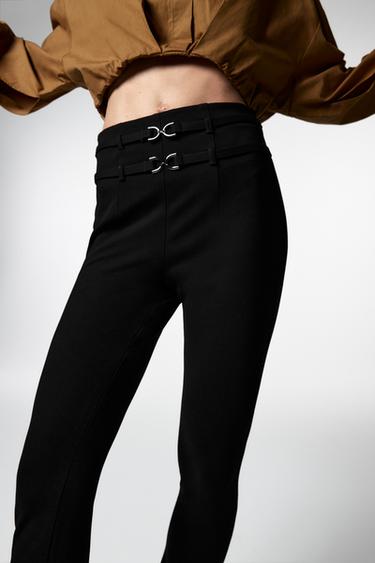 Pantalones Negros de Mujer | Nueva Colección Online | ZARA Chile
