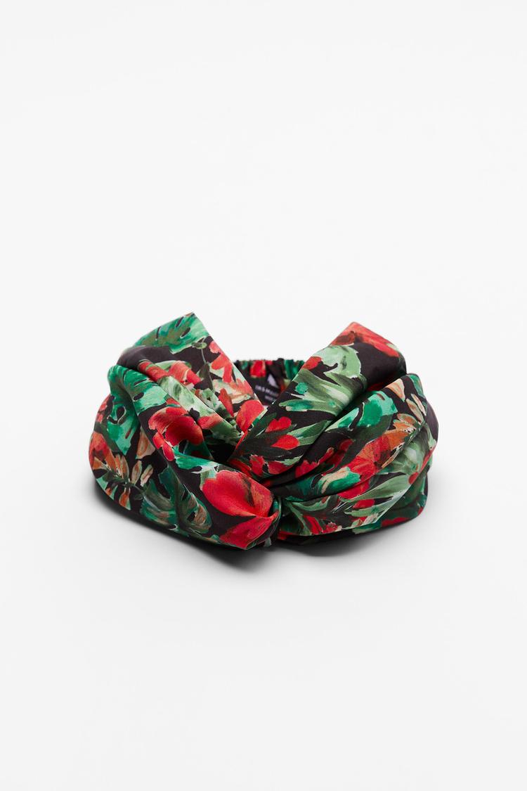 PRINTED TURBAN-STYLE HEADBAND