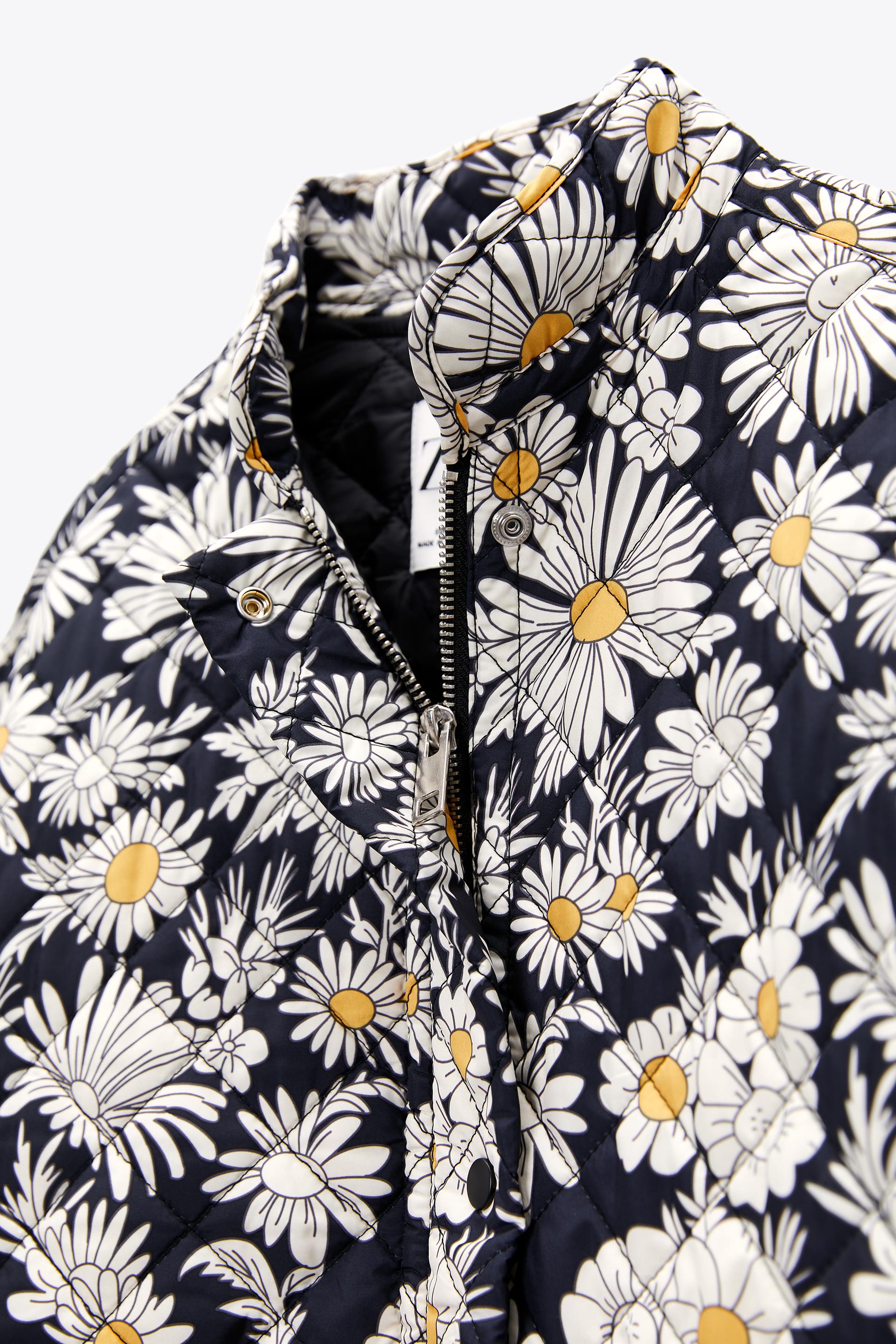 Zara daisy puffer jacket Clearance