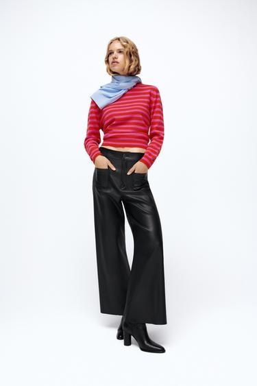 Pantalones tiro alto de Cintura alta para Mujer de Zara | FASHIOLA.es