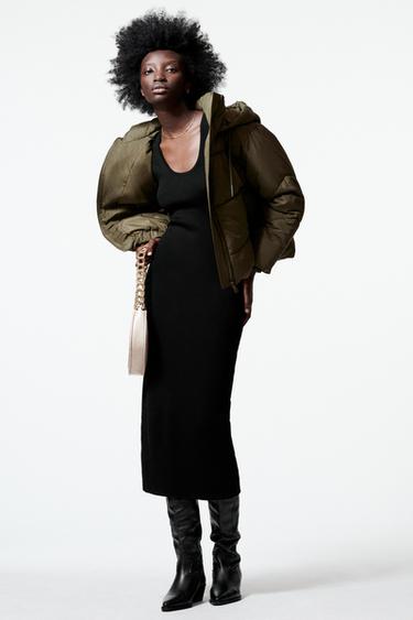CAZADORA ACOLCHADA WATER REPELLENT - Khaki claro | ZARA Chile